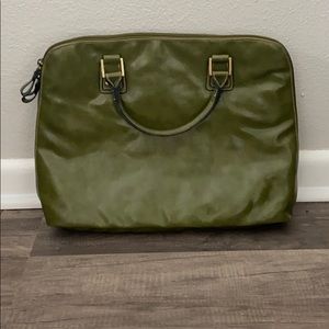 Worthington olive bag/laptop case